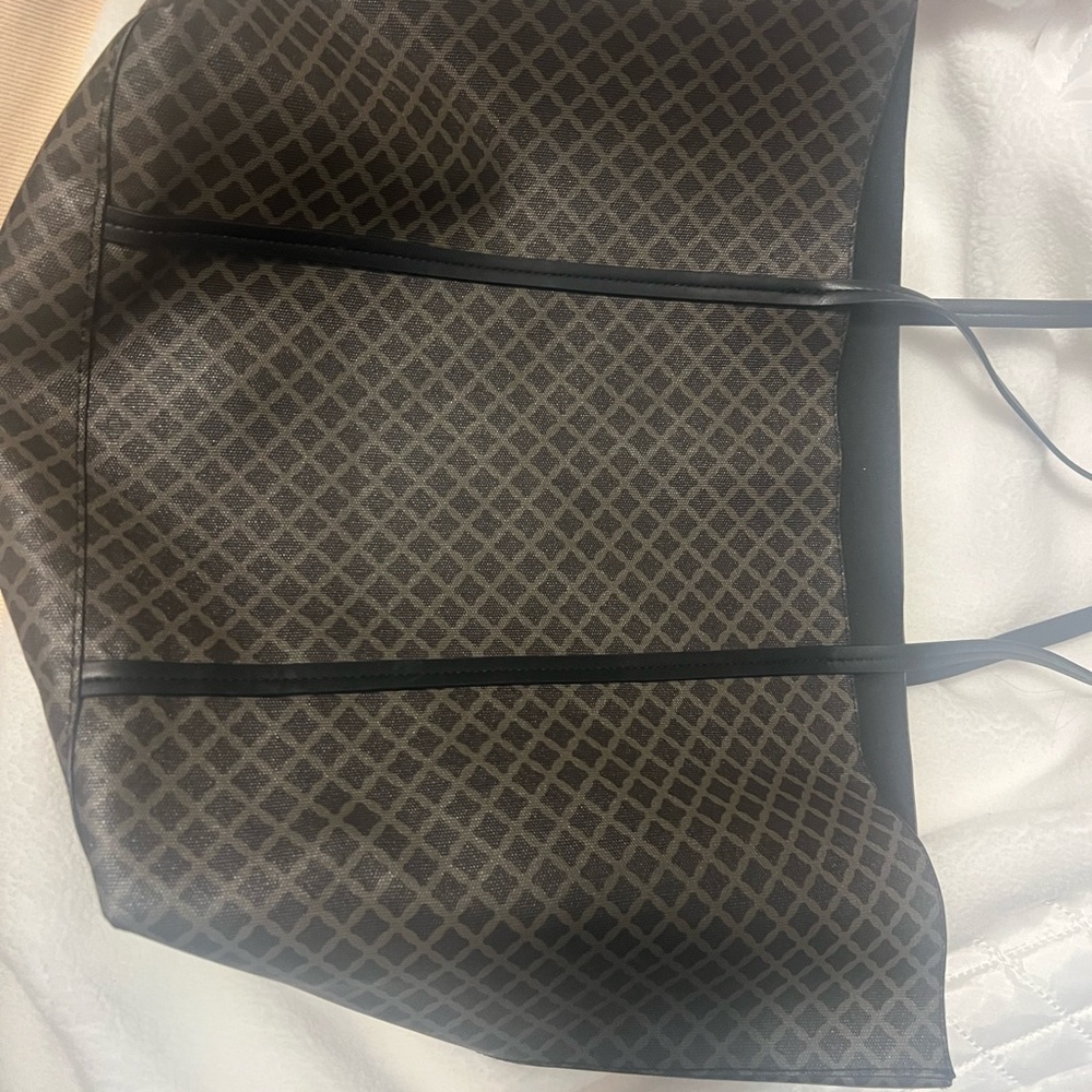H&M Black Leather Tote